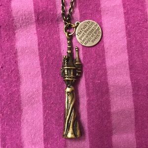 Rapunzel tower necklace